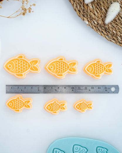 Fish Imprint Clay Cutter – Size Reference
