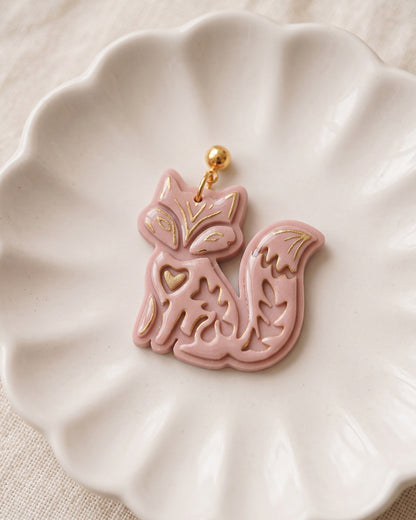 Woodland Fox Imprint Clay Cutter – Detail