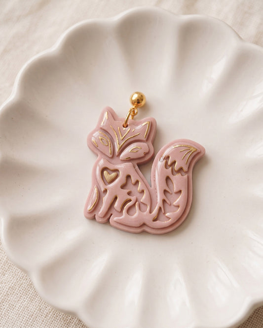 Woodland Fox Imprint Clay Cutter – Detail
