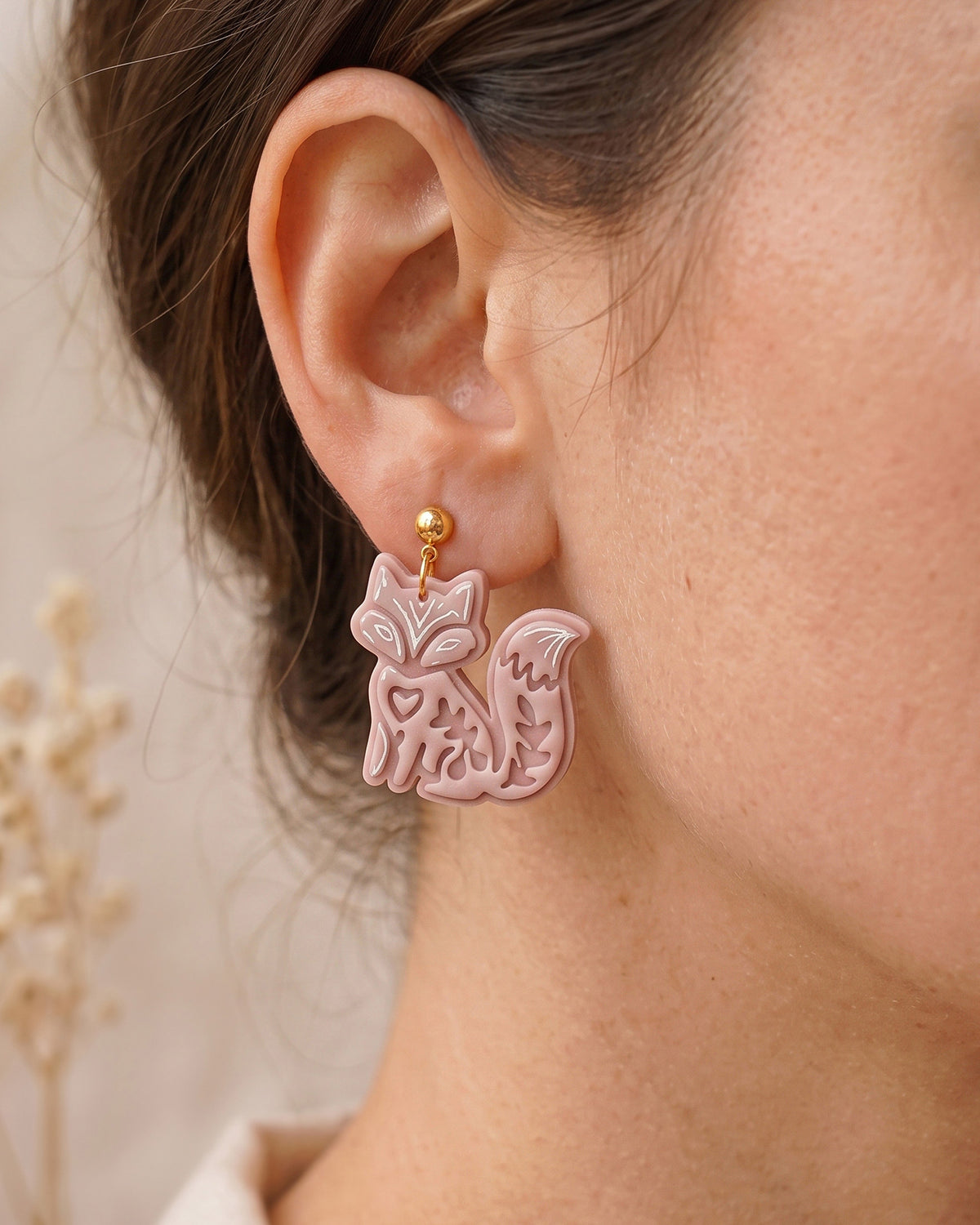 Woodland Fox Imprint Clay Cutter – Wear Shot