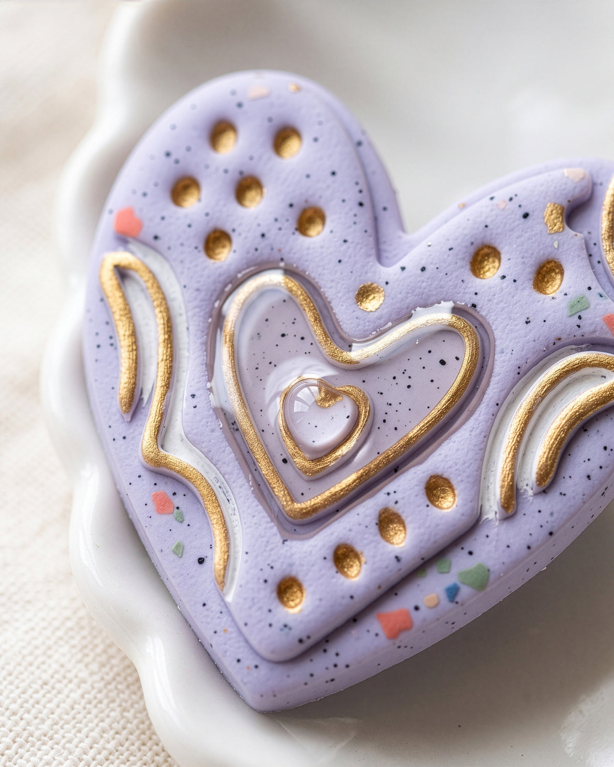 Boho Heart Clay Cutter Set – Detail