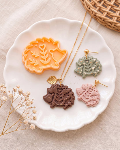 Scandi Folk Hedgehog Imprint Clay Cutter – Lifestyle
