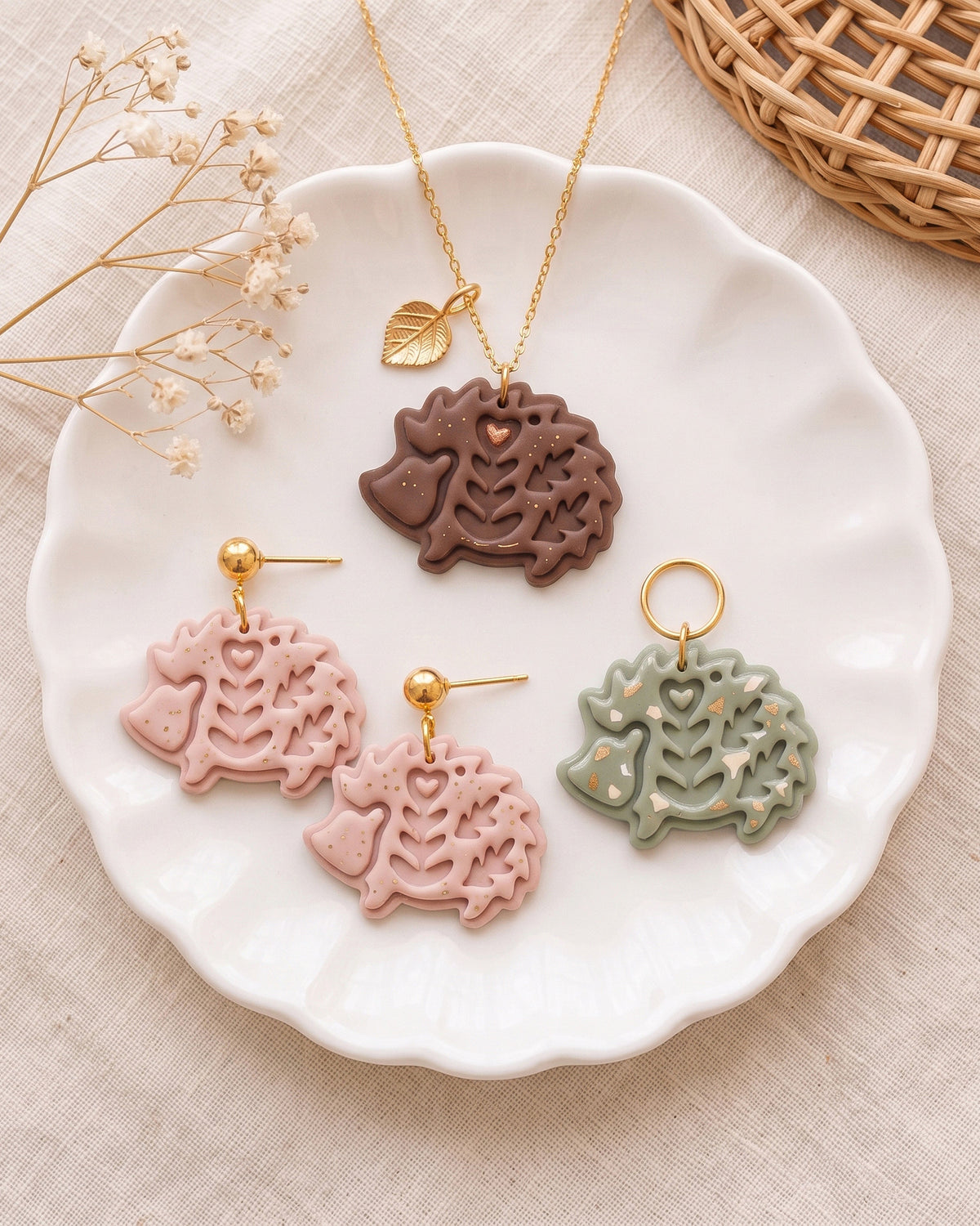 Scandi Folk Hedgehog Imprint Clay Cutter – Creative Variations
