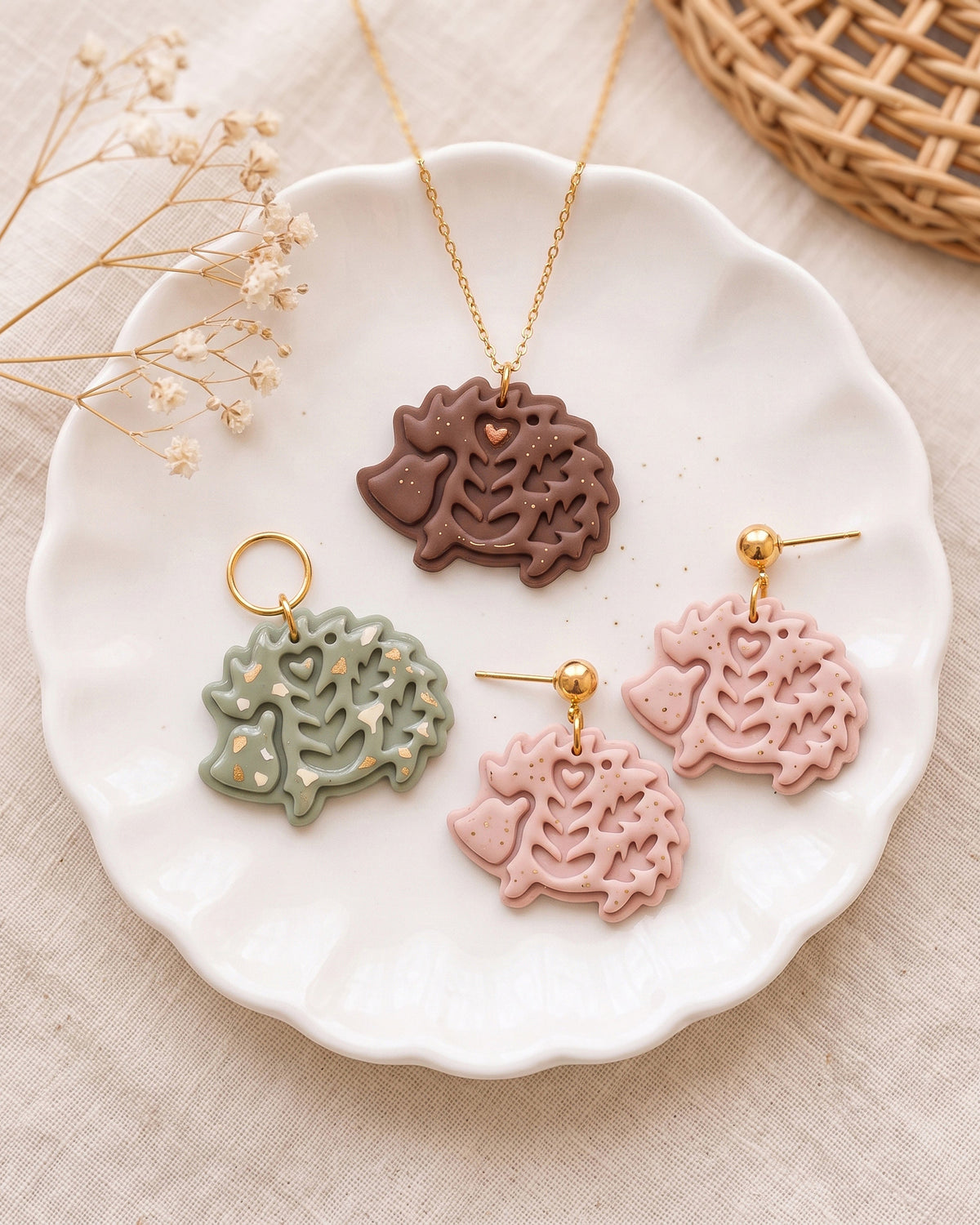 Scandi Folk Hedgehog Imprint Clay Cutter – Creative Variations