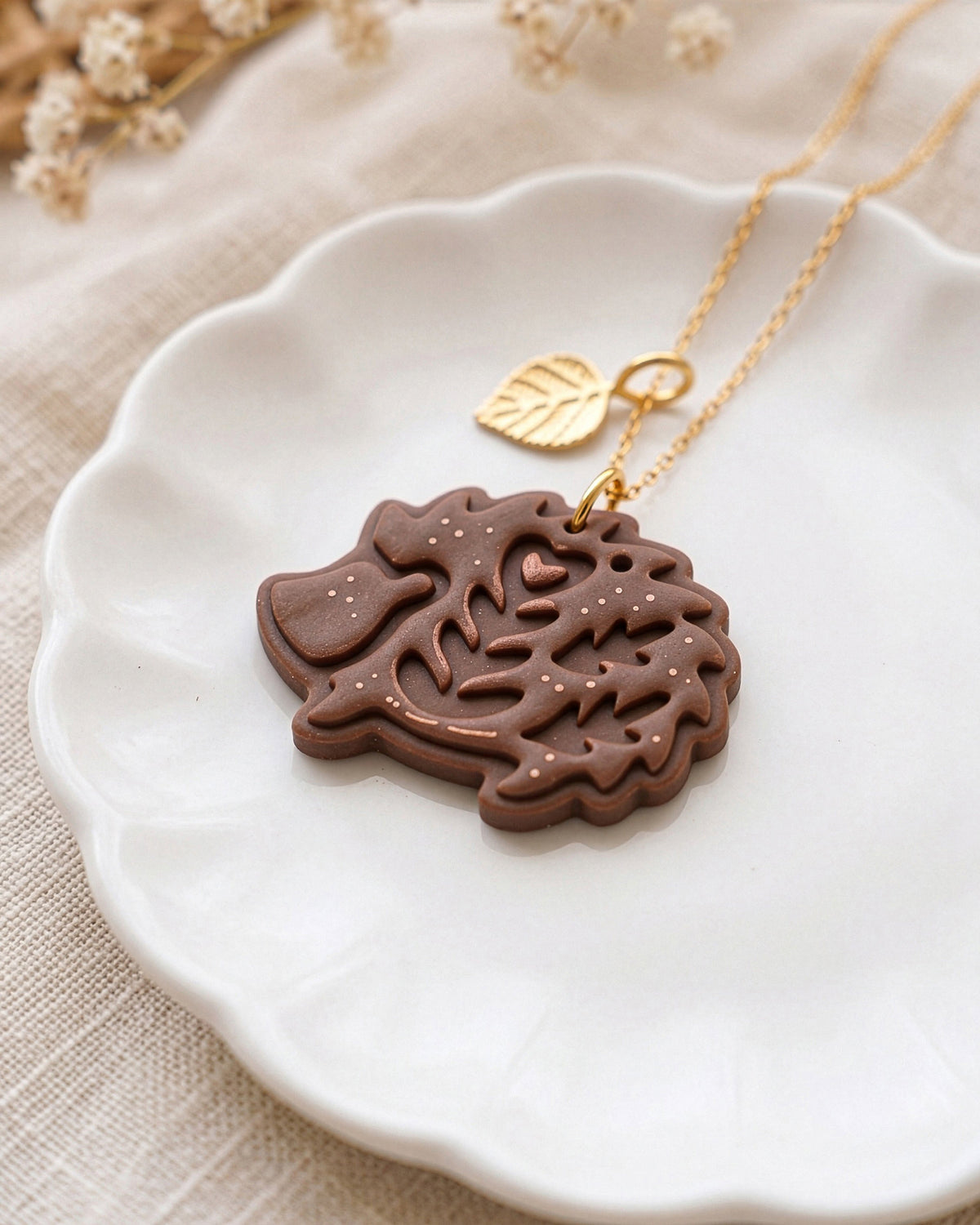 Scandi Folk Hedgehog Imprint Clay Cutter – Detail
