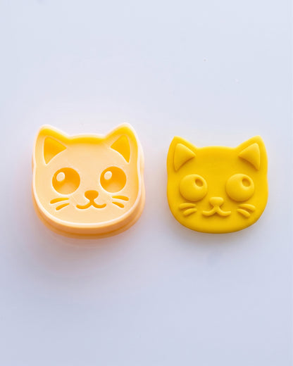 Kitty Face Imprint Clay Cutter – Cutter to Result
