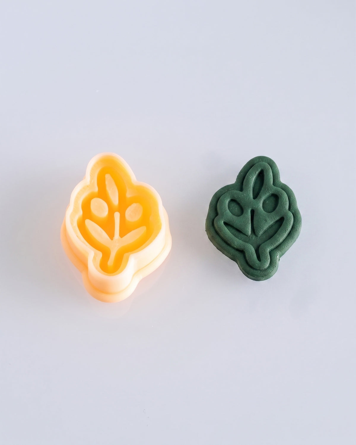 Mini Leaf Botanical Imprint Clay Cutter Set