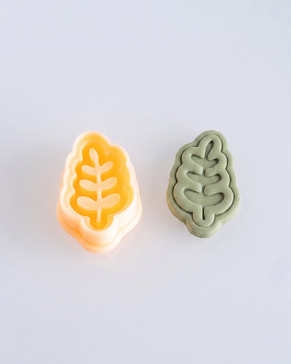 Mini Leaf Botanical Imprint Clay Cutter Set