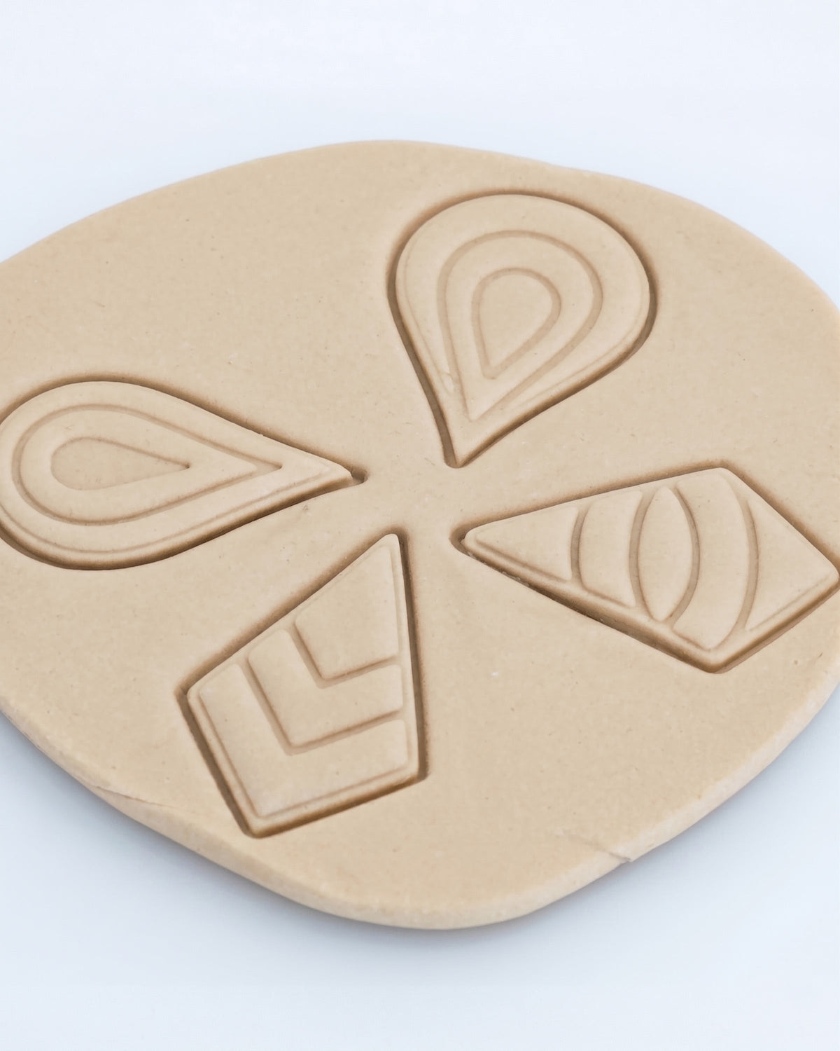 Layered Teardrop Imprint Clay Cutter Set – Cutter to Result