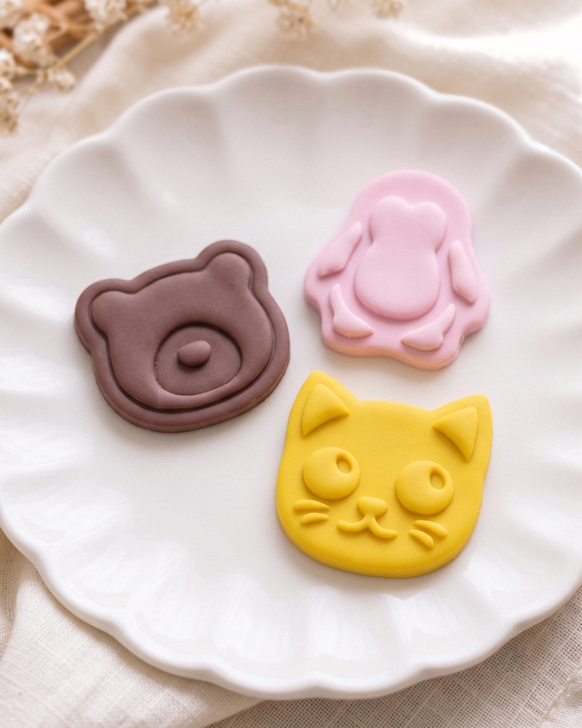 Mini Animal Clay Cutter Set – Finished Result