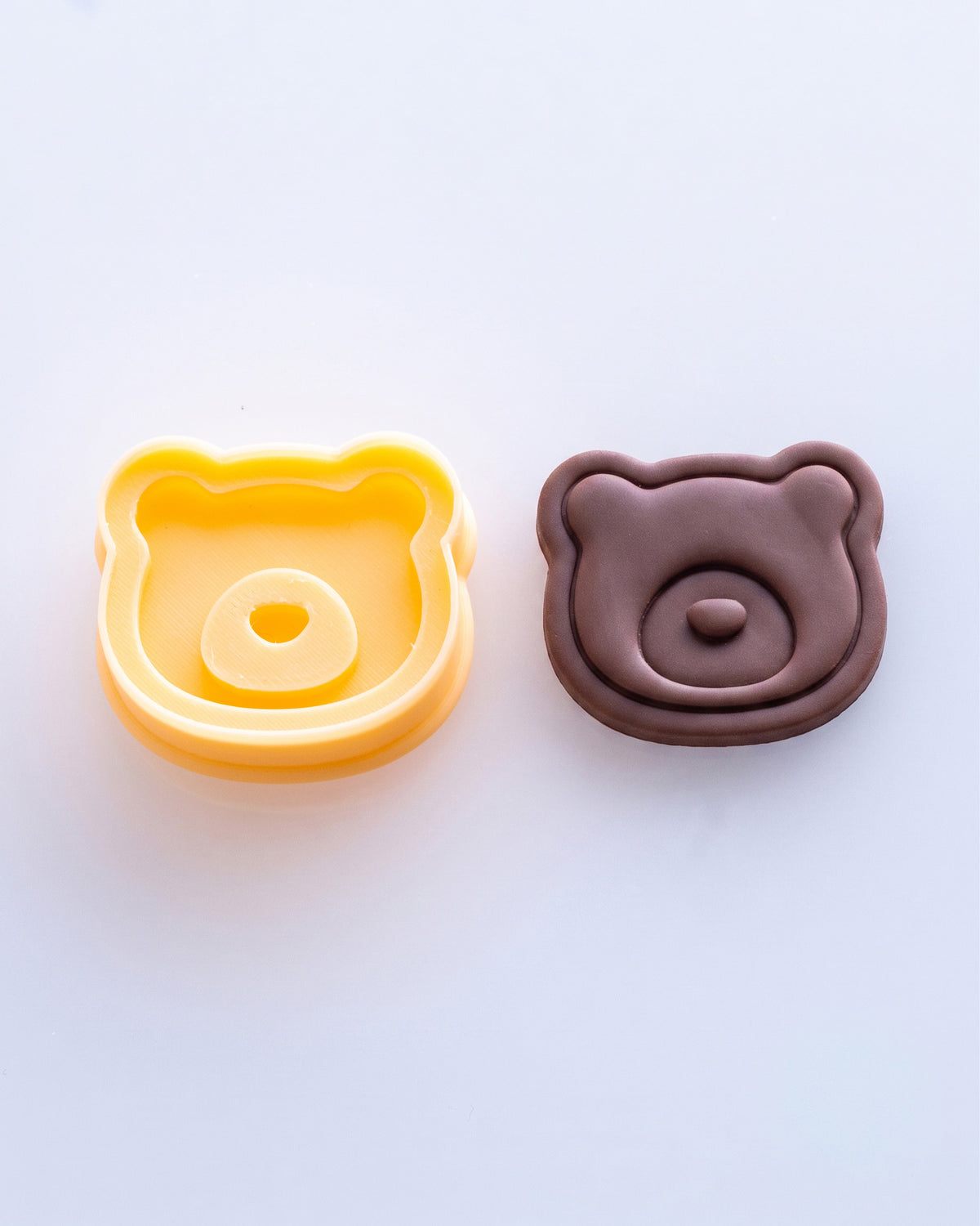 Mini Animal Clay Cutter Set – (H) Bear Face