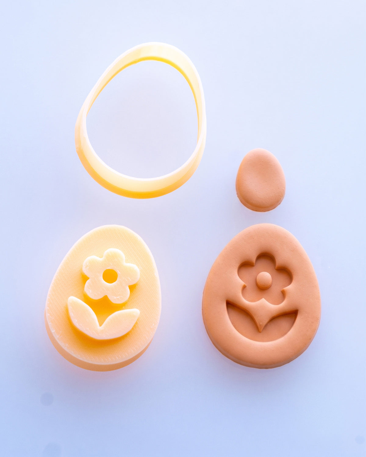 Boho Organic Mix & Match Imprint Clay Cutter Set – (E) Daisy Bloom