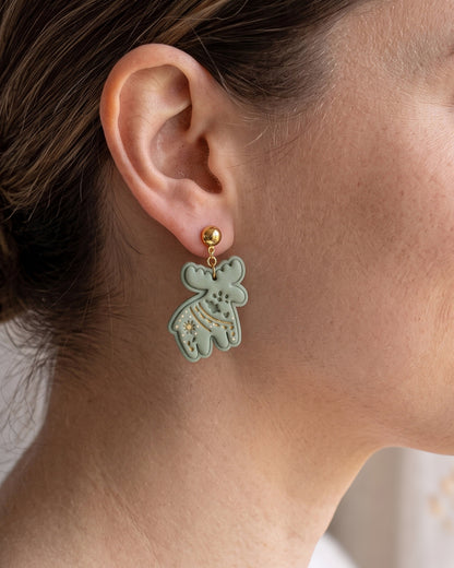 Scandi Folk Moose Imprint Clay Cutter – Wear Shot