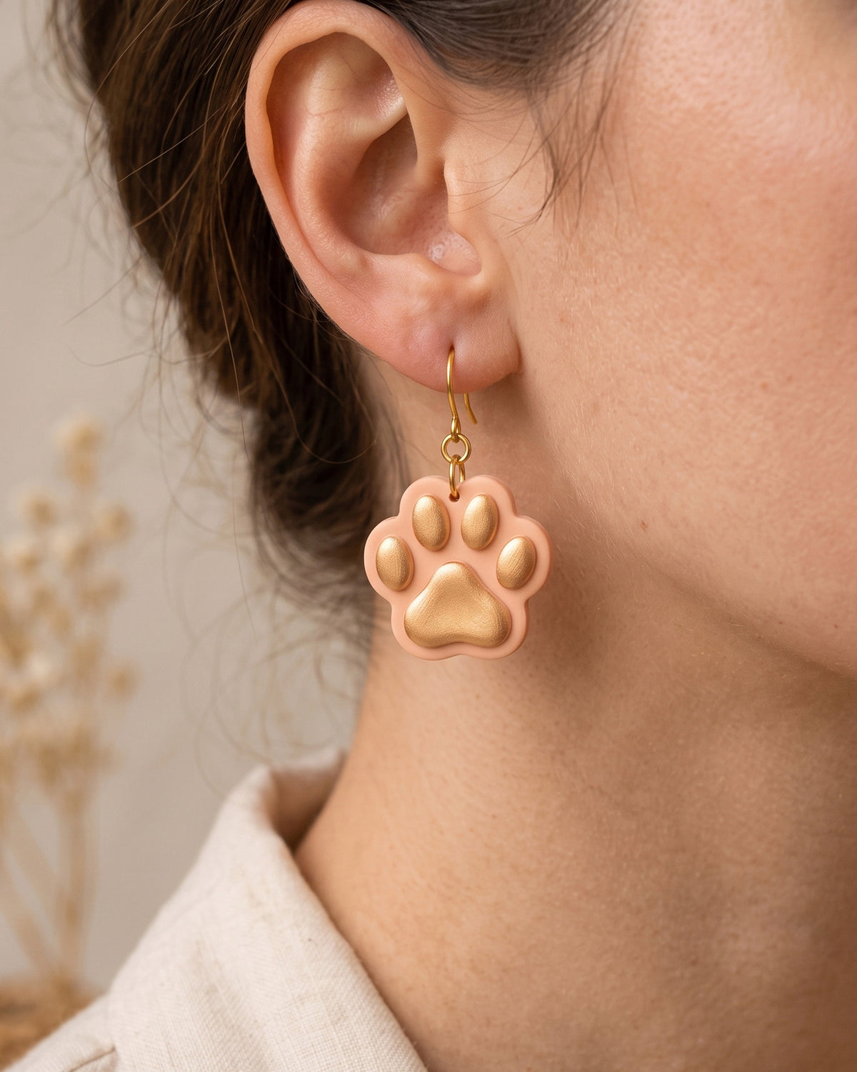 Mini Paw Print Imprint Clay Cutter – Wear Shot