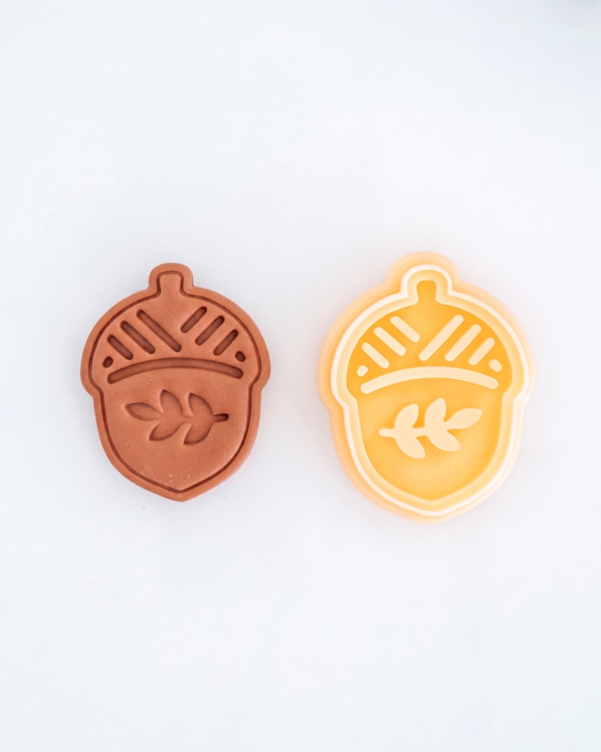 Oak Acorn Imprint Clay Cutter – Process