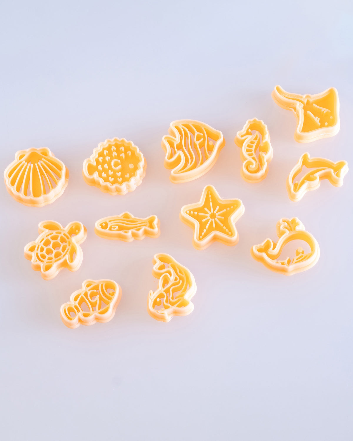 Ocean Shapes Imprint Clay Cutter Set