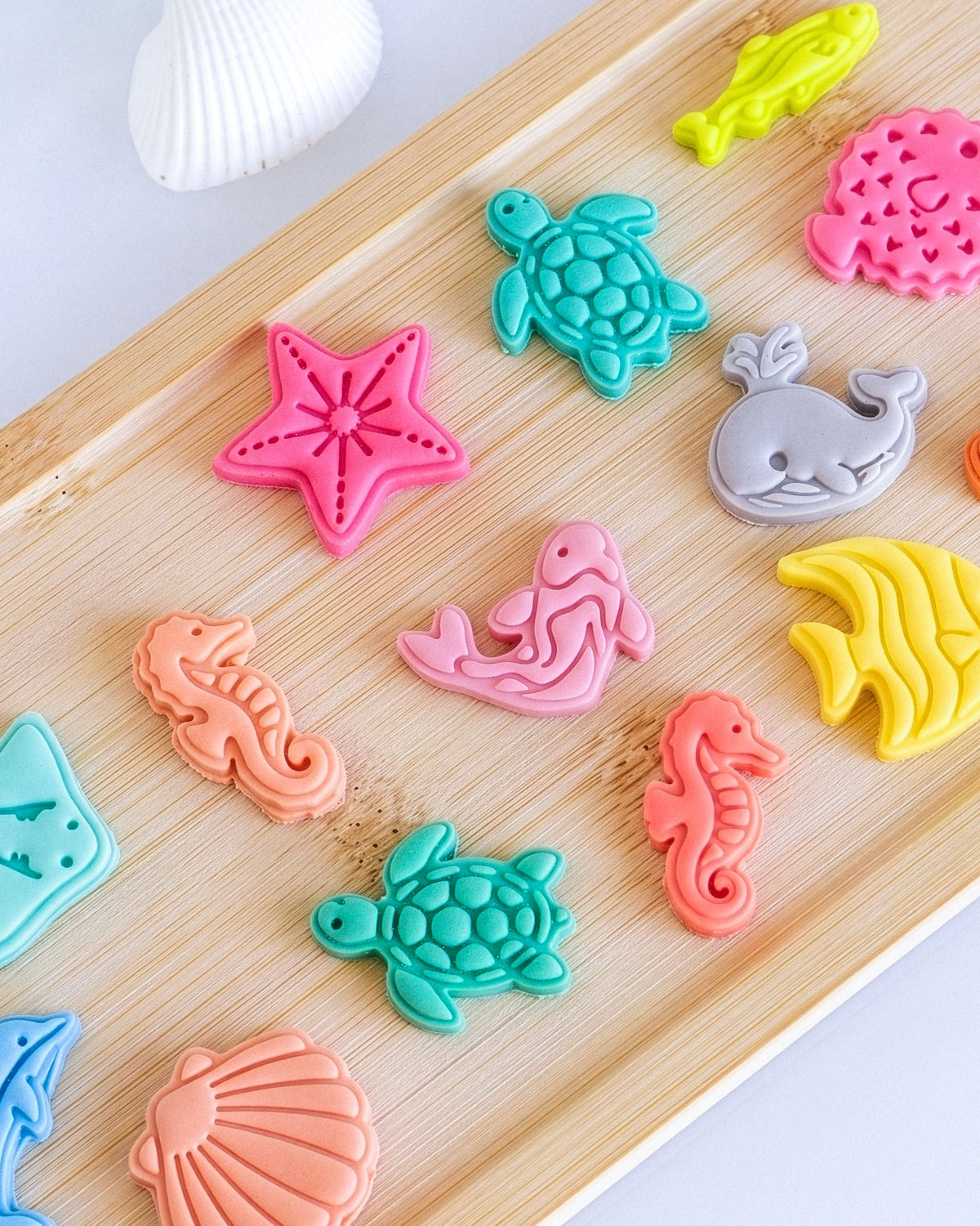 Ocean Shapes Imprint Clay Cutter Set