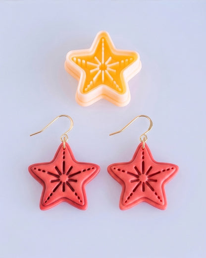 Ocean Shapes Imprint Clay Cutter Set