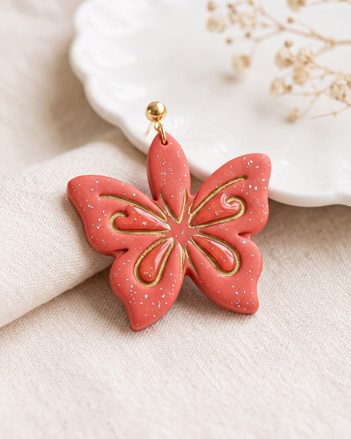 Ornamental Lotus Imprint Clay Cutter – Detail