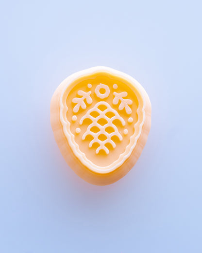 Scandi Folk Pine Cone Imprint Clay Cutter – Detail