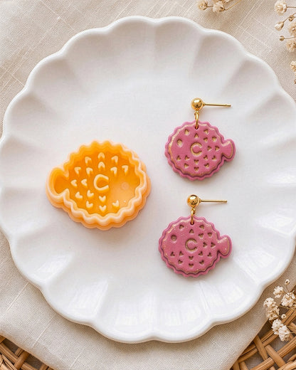 Pufferfish Imprint Clay Cutter – Finished Result