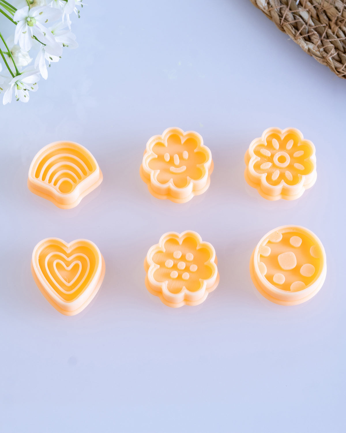 Retro Mini Clay Cutter Set – Full Set (6 Designs)