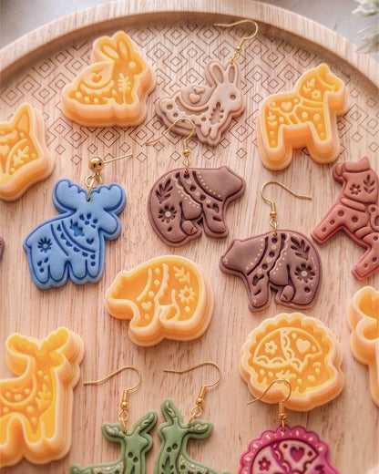 Scandi Folk Animal Clay Cutter Set – Hero