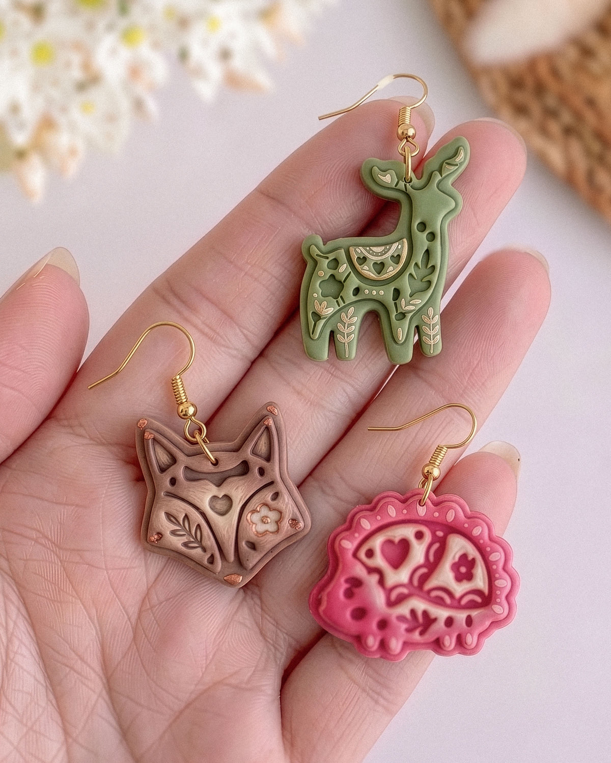 Scandi Folk Animal Clay Cutter Set – Process