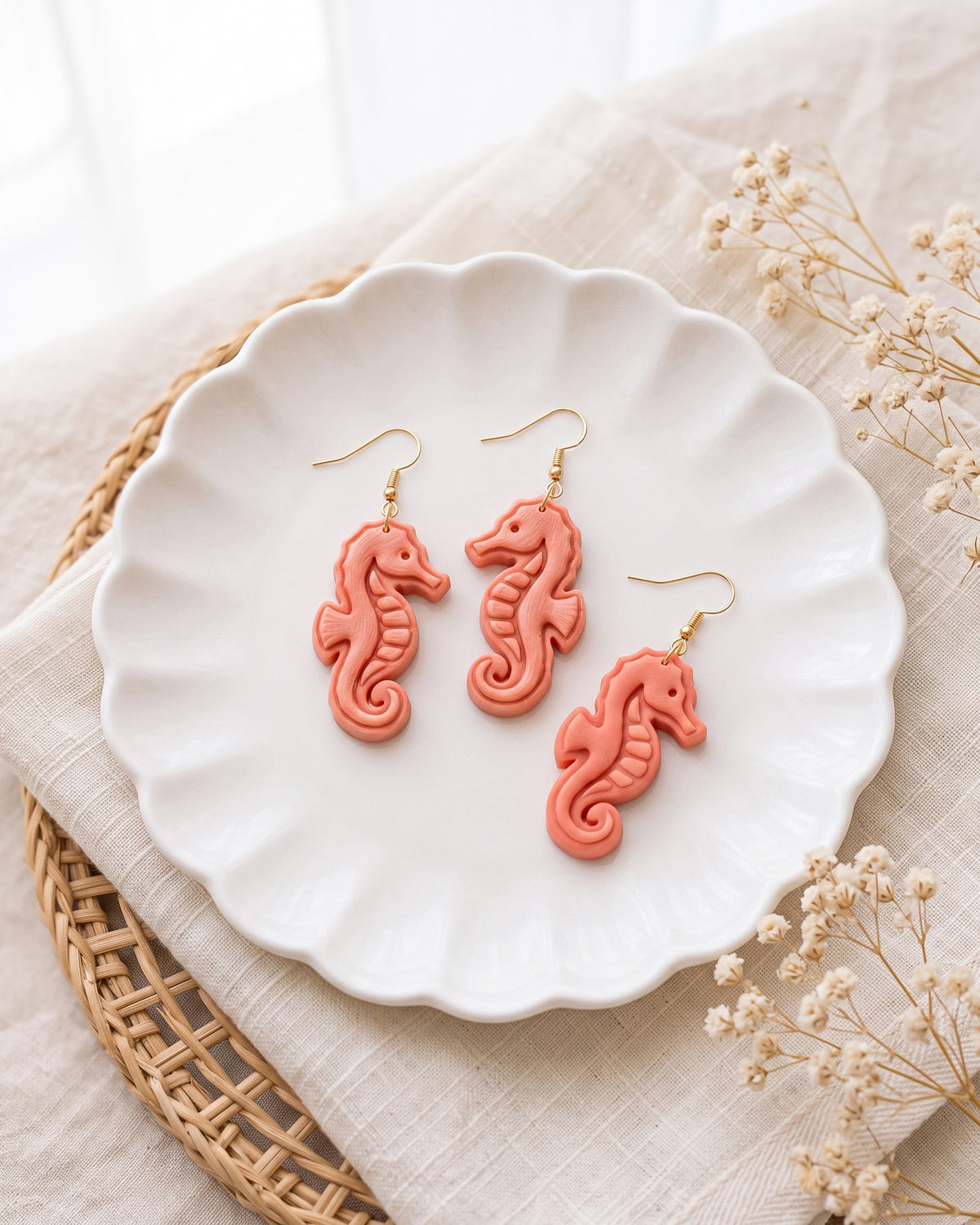 Seahorse Imprint Clay Cutter – Process