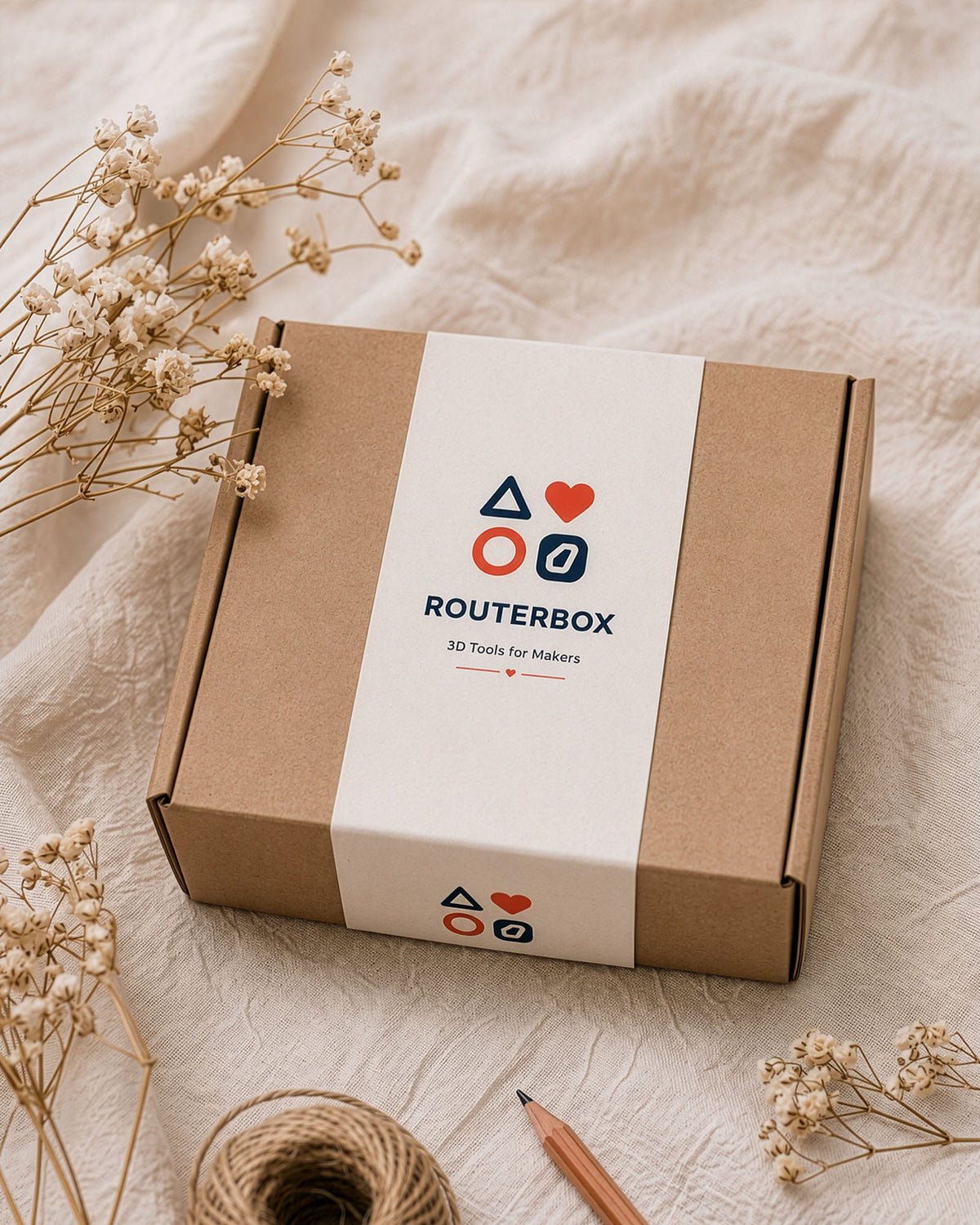 Routerbox clay cutter orders being packed for tracked international shipping