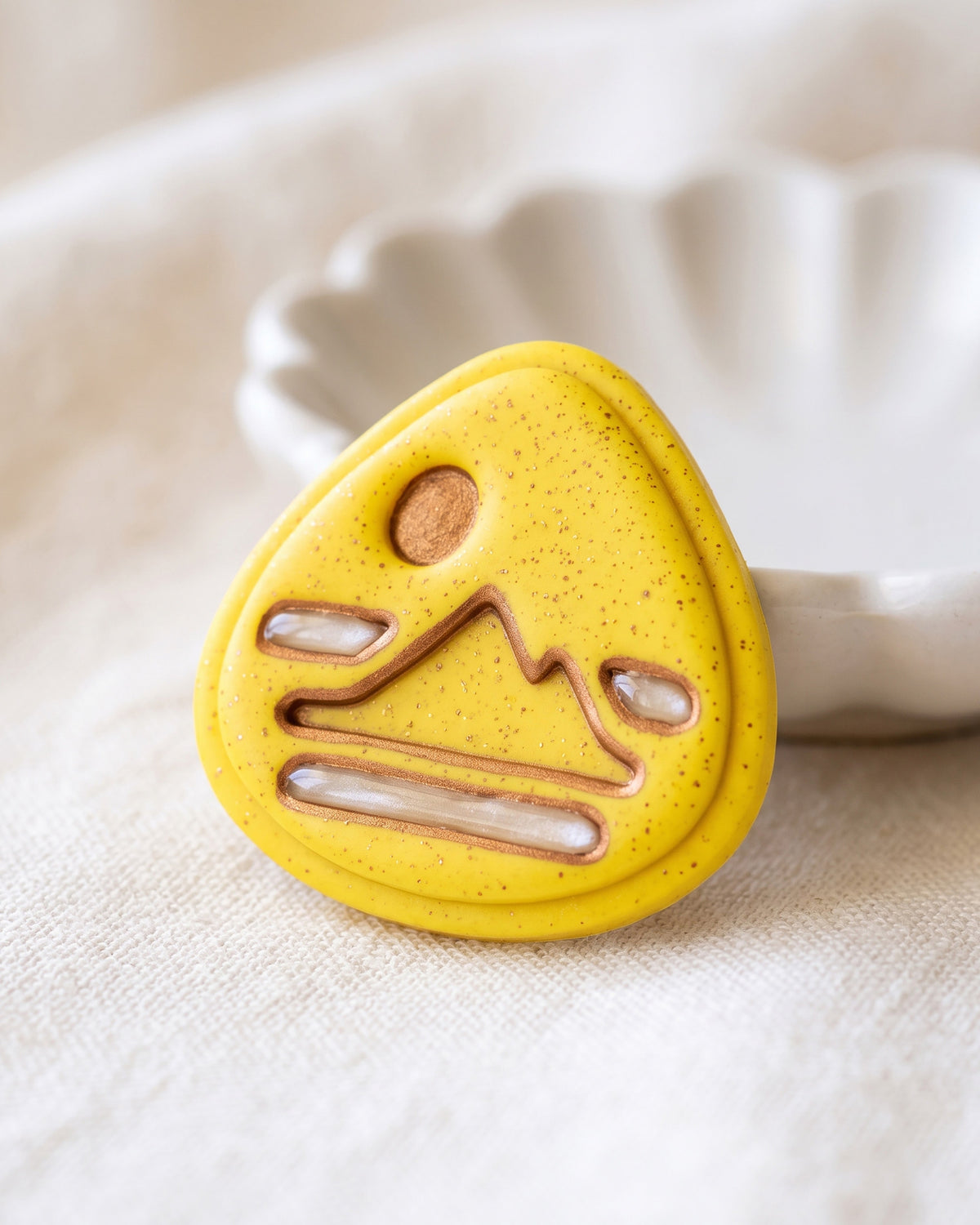 Boho Spiral & Mountain Imprint Clay Cutter Set – Detail