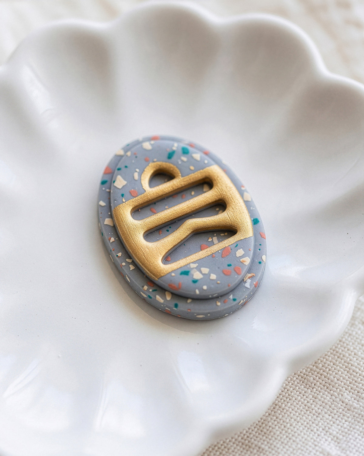 Boho Spiral & Mountain Imprint Clay Cutter Set – Detail