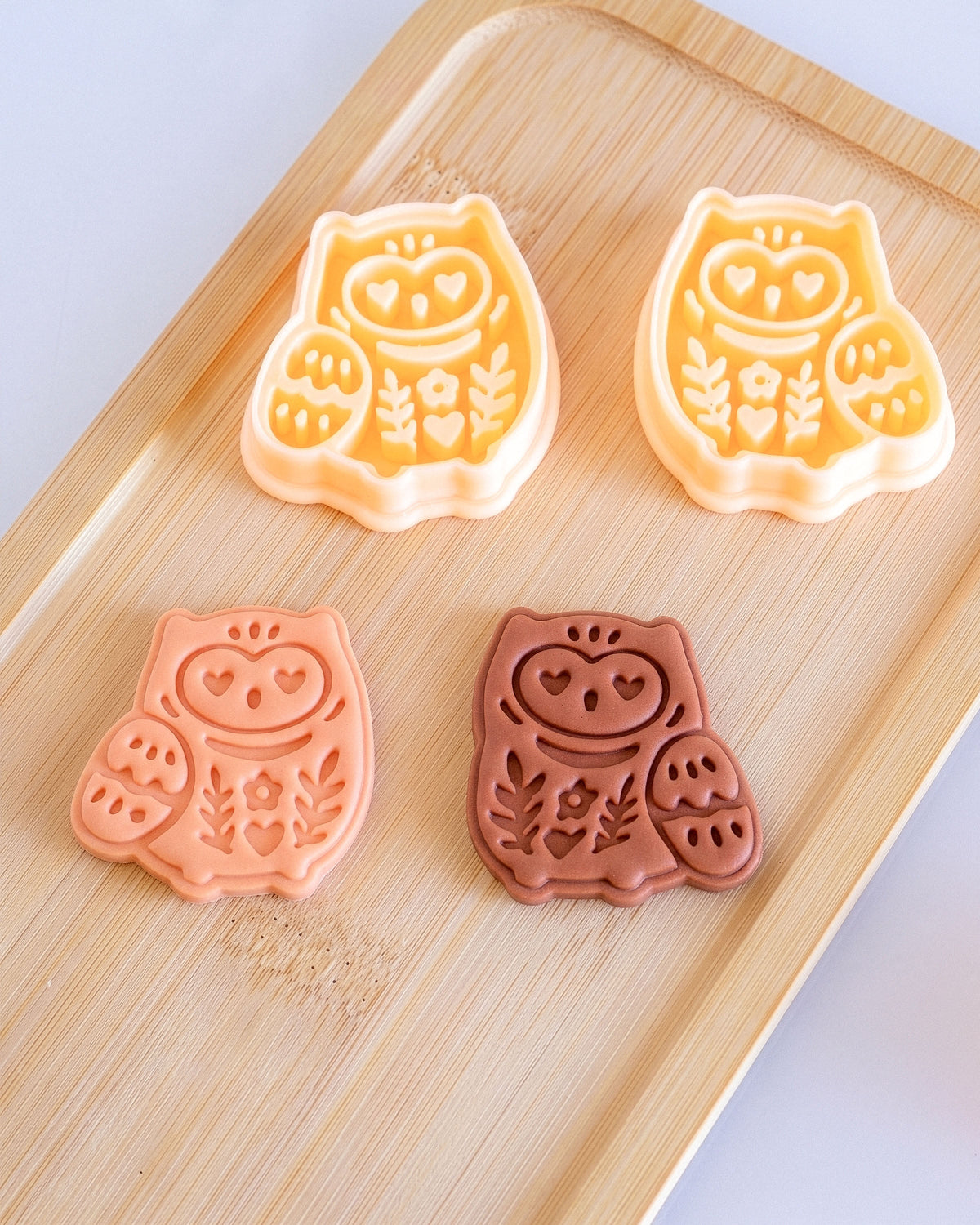 Scandi Folk Owl Imprint Clay Cutter – Process