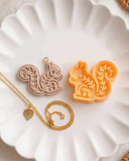 Nordic Squirrel Imprint Clay Cutter