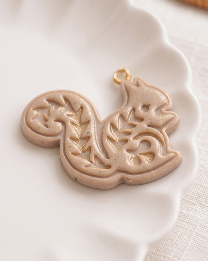Nordic Squirrel Imprint Clay Cutter – Detail