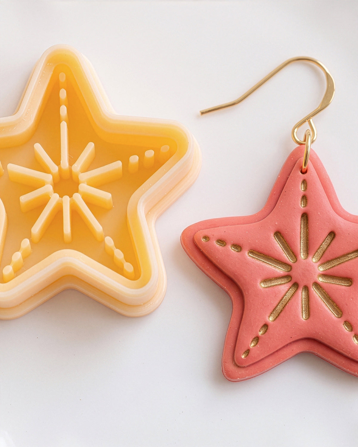 Starfish Imprint Clay Cutter – Detail