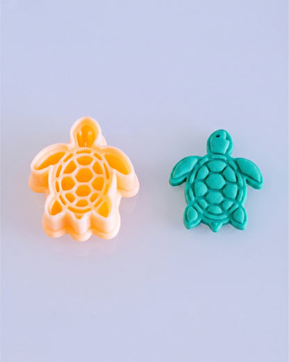 Sea Turtle Imprint Clay Cutter – Process