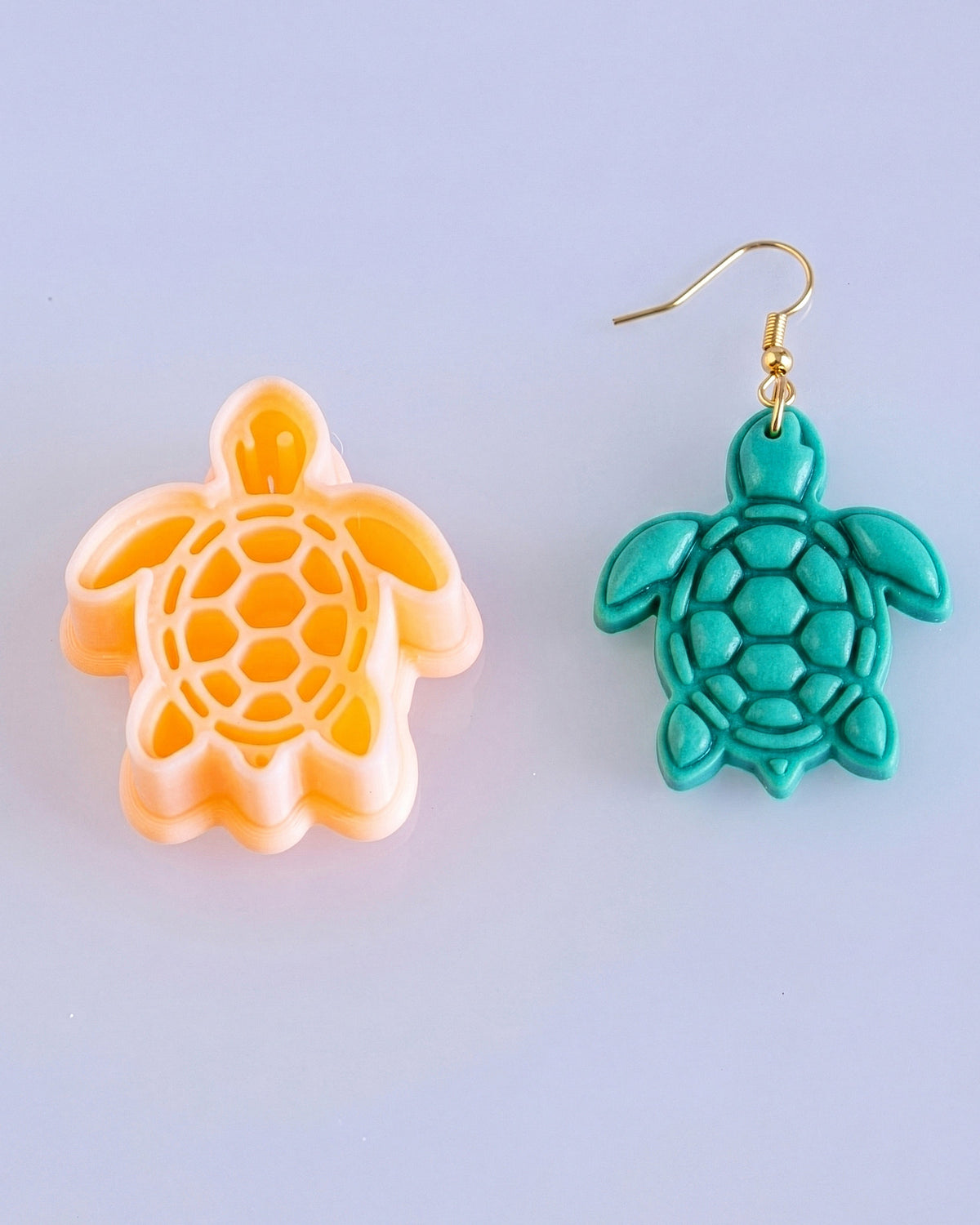 Sea Turtle Imprint Clay Cutter – Process
