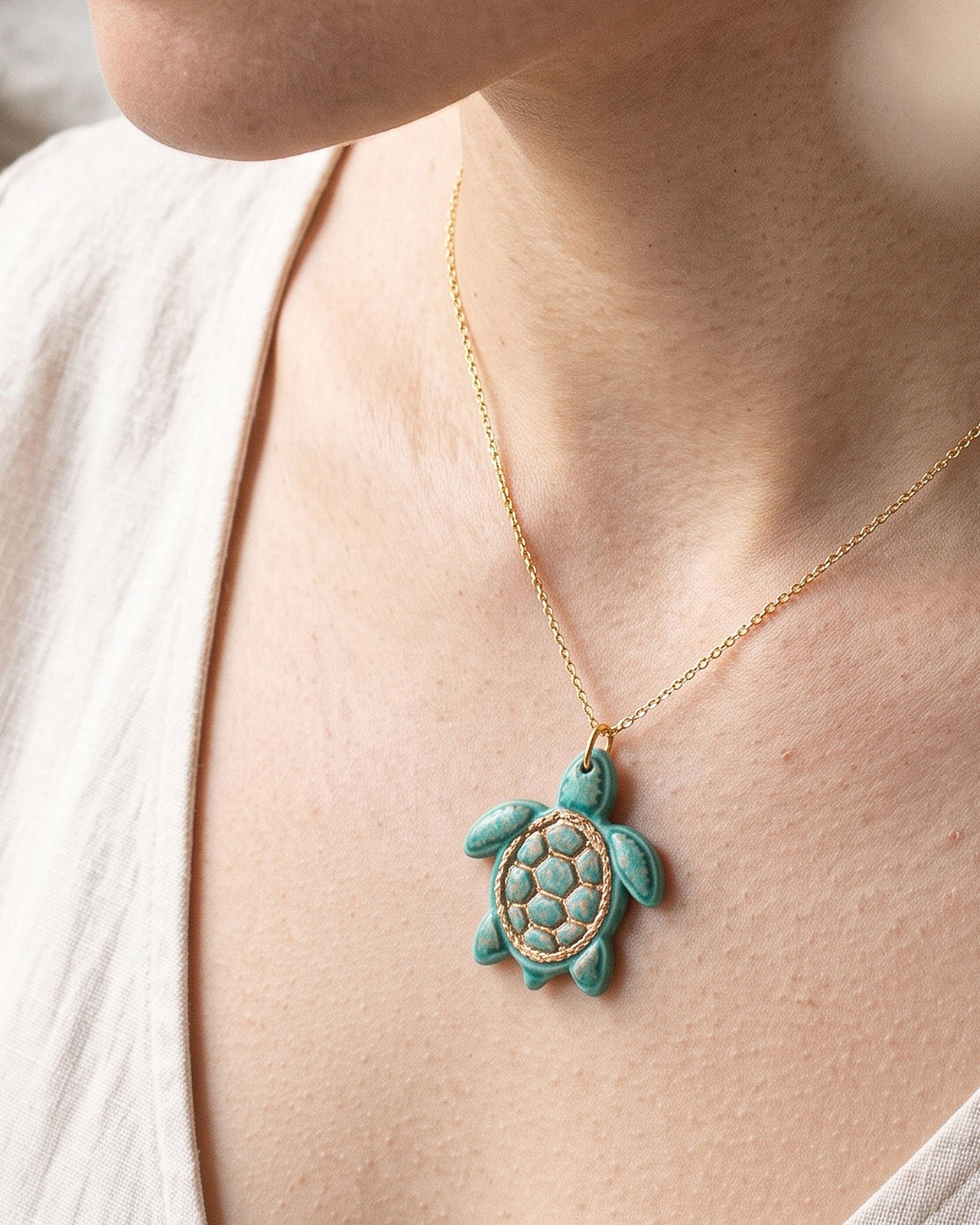 Sea Turtle Imprint Clay Cutter – Wear Shot