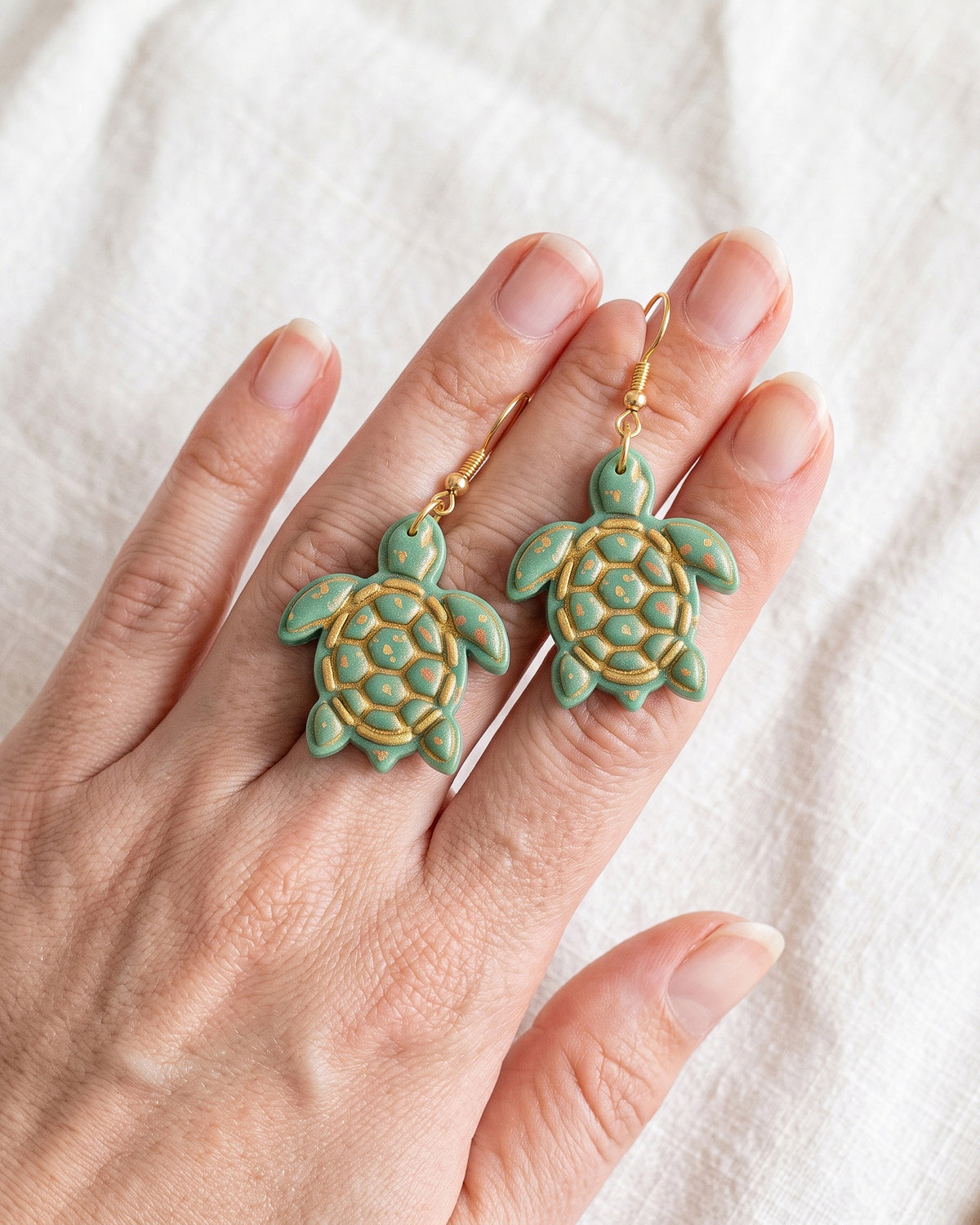 Sea Turtle Imprint Clay Cutter – Hand Scale