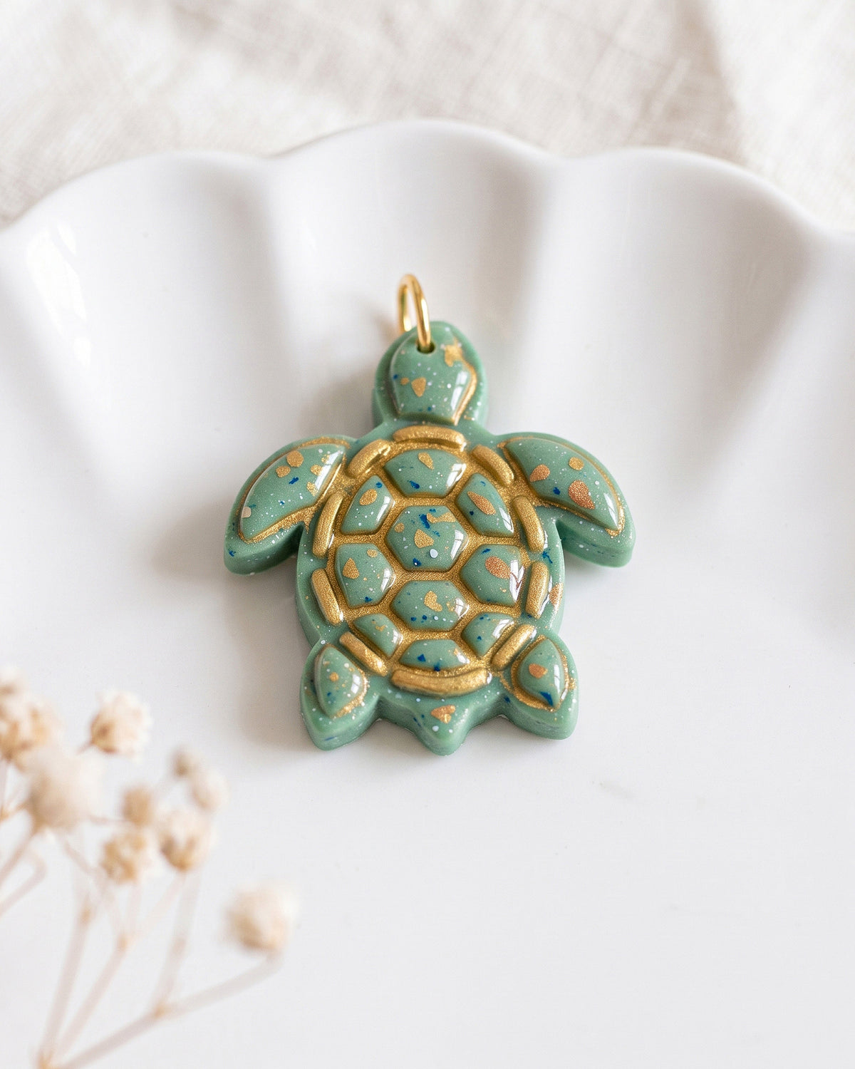 Sea Turtle Imprint Clay Cutter – Detail