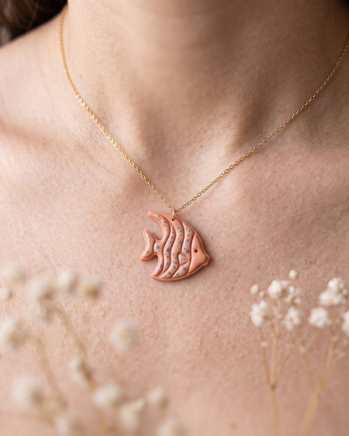 Tropical Angelfish Imprint Clay Cutter – Wear Shot