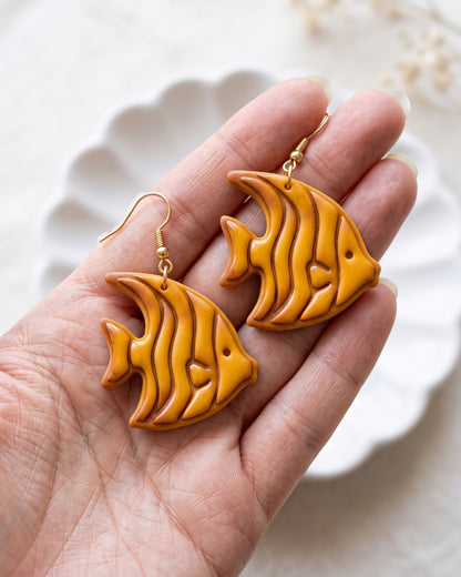 Tropical Angelfish Imprint Clay Cutter – Hand Scale