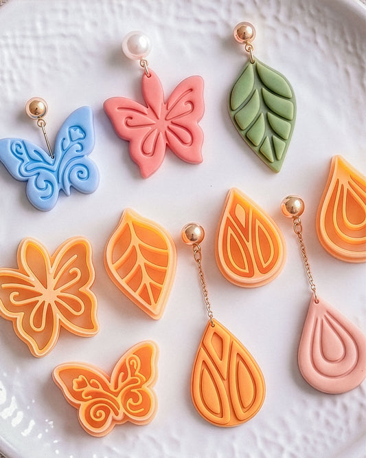 Boho Teardrop Imprint Clay Cutter Set – Hero