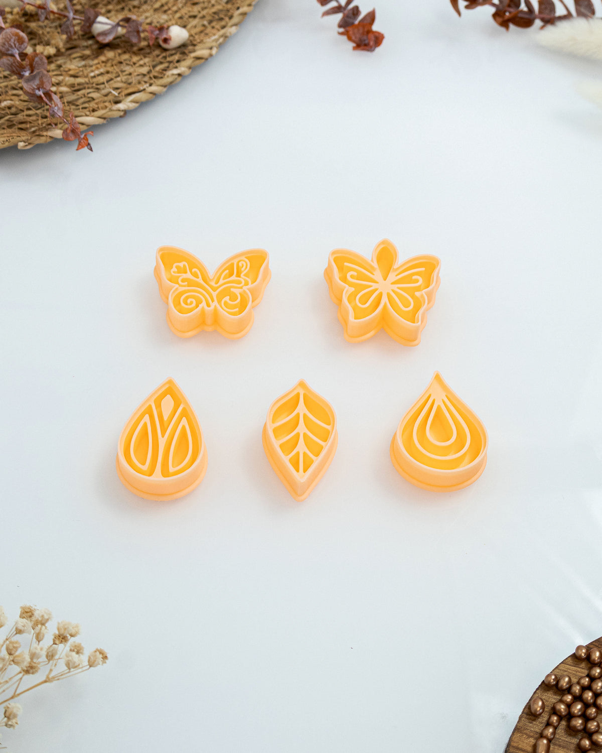 Boho Teardrop Imprint Clay Cutter Set – Full Set