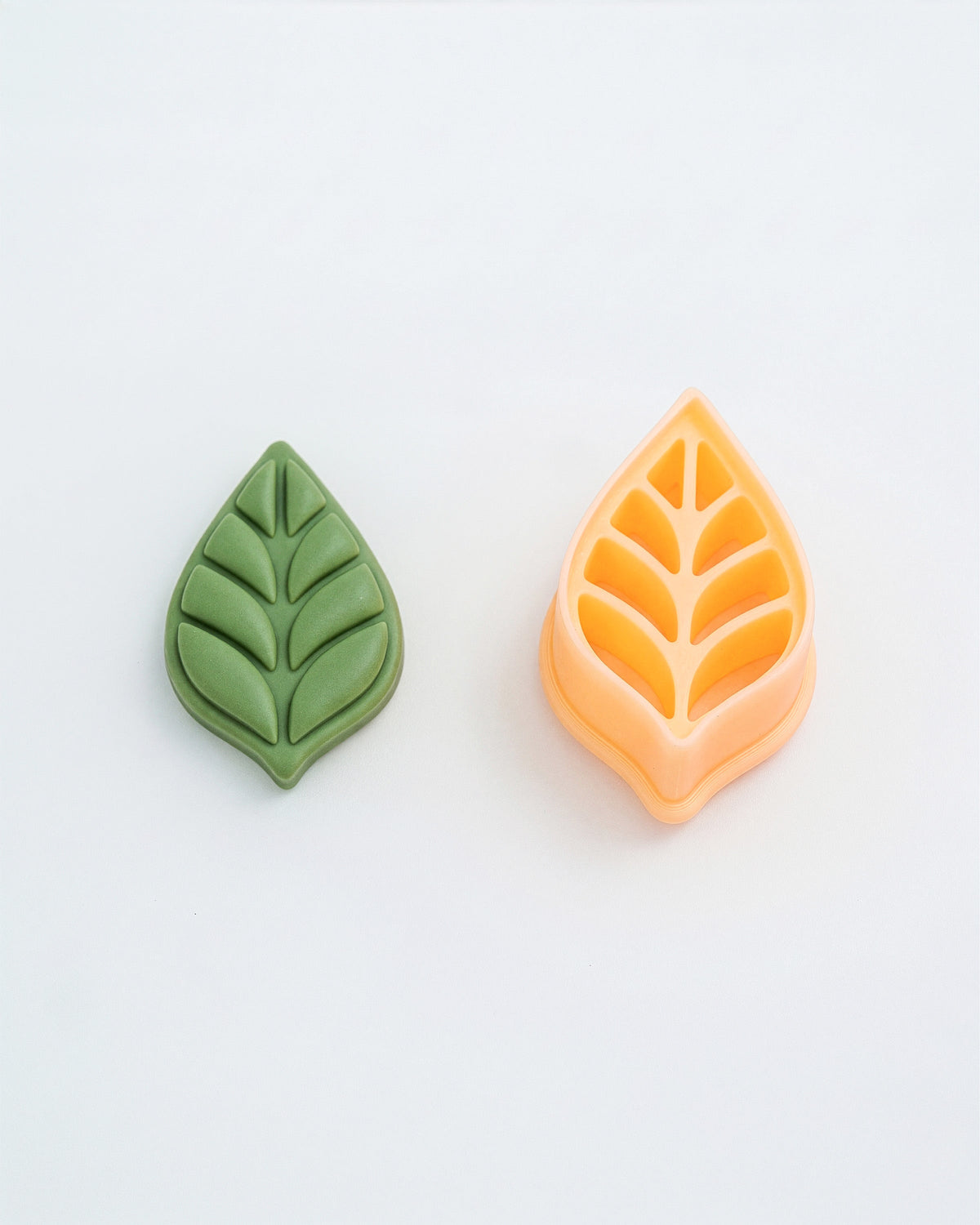 Boho Teardrop Imprint Clay Cutter Set – (D) Leaf Drop