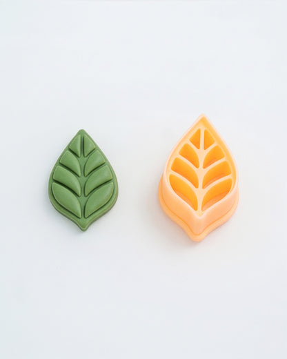 Boho Teardrop Imprint Clay Cutter Set – (D) Leaf Drop