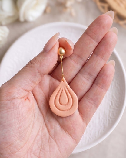 Boho Teardrop Imprint Clay Cutter Set