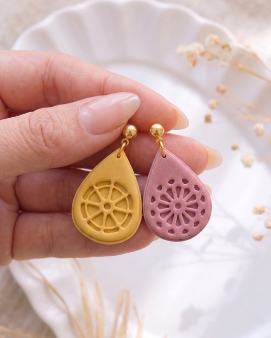 Botanical Teardrop Imprint Clay Cutter Set – Hero