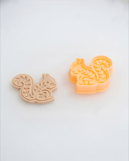 Woodland Animal Folk Imprint Clay Cutter Set – Process